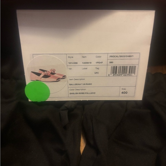 Versace Pink Women's ballet flats with medusa head bows - Picture 7 of 12